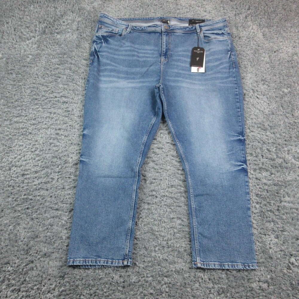 The Perfect Jean NYC Jeans Mens 50x30 Blue Slim Thick Stretch 49x29.5* NWT